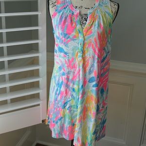 NWT Lilly Pulitzer Essie Dress M Sparkling Sands